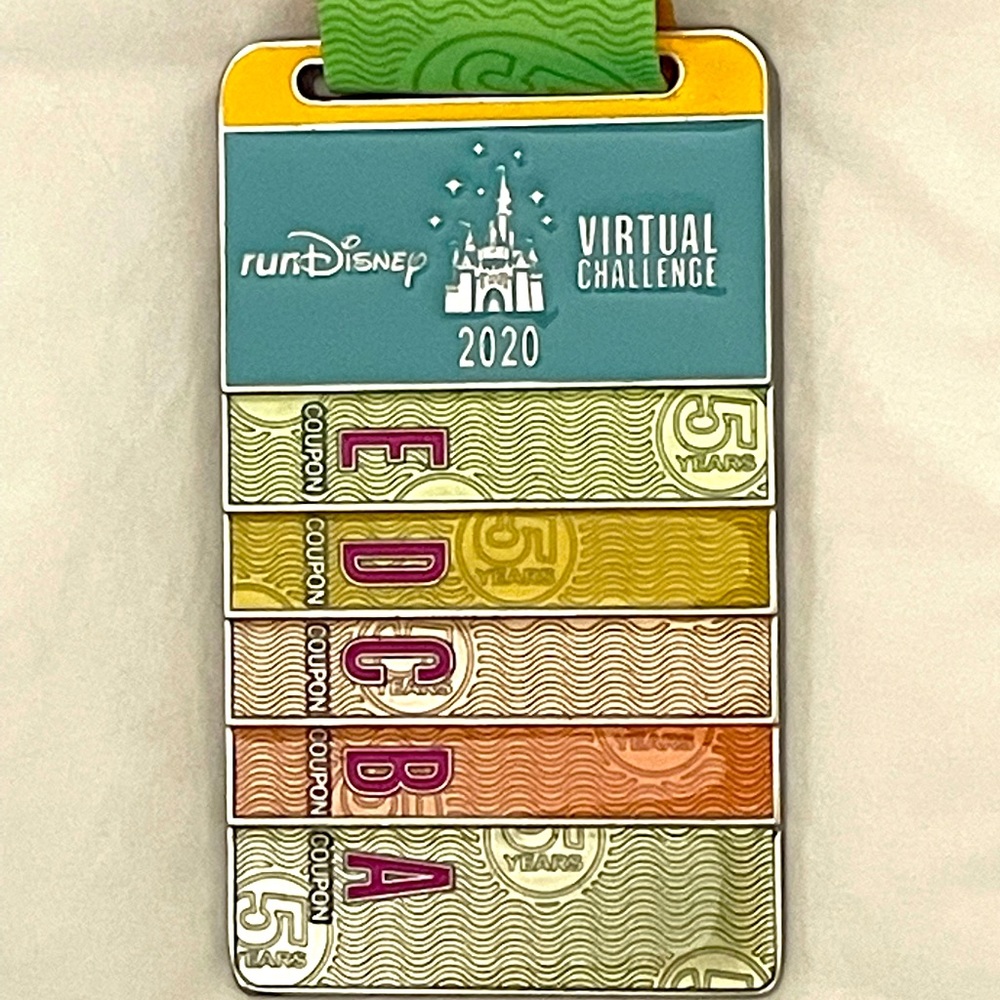 RunDisney 2020 Virtual Challenge Medal